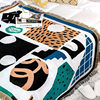 Cross-border Foreign Trade Camping Blanket Moisture-proof Picnic Mat Jacquard Tapestry ins Style Sofa Towel Thread Blanket Multifunctional Sofa Blanket
