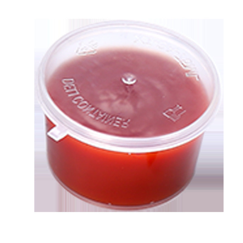 Microwave Heated Disposable Tableware Packaging Box Rice Bowl Takeaway Lunch Box Seasoning Food Grade Sauce Box Does Not Leak