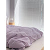 Simple Style Purple Washed Cotton Four-Piece Quilt Cover Bedding Dormitory Three-Piece Set