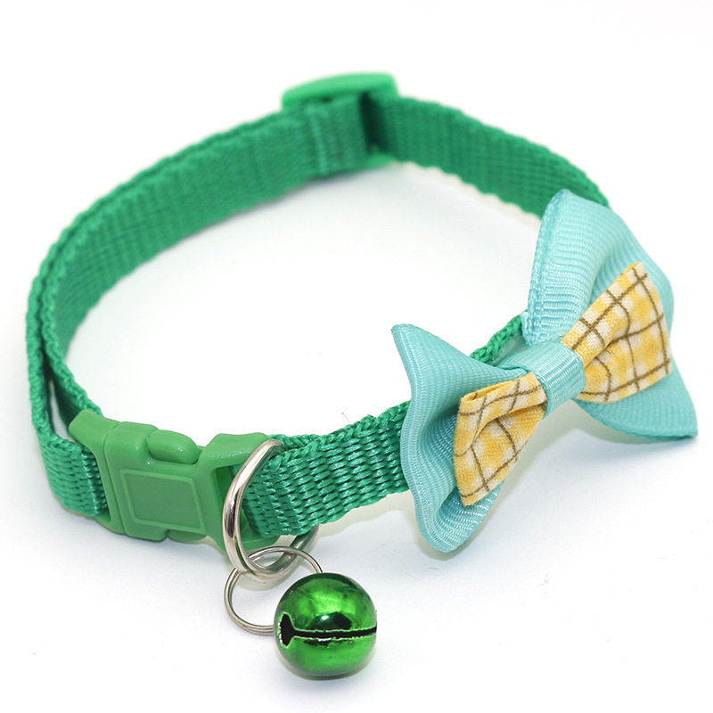 Cat dog collar dog collar small collar collar jewelry teddy puppet bow pet supplies wholesale