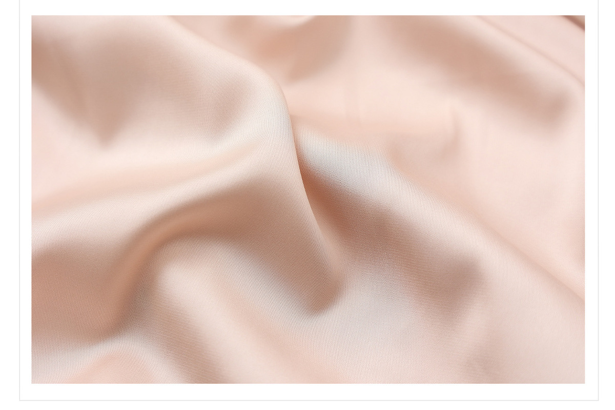 Áo sơ mi nữ dài tay dáng rộng họa tiết hoa nổi chất liệu rayon pha polyester — Củ sen hồng (giao hàng trong 7 ngày), Hoa sen hồng (tóc cùng ngày)