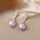 Серебряная игла S925, ароматный жемчуг, асимметричная мода, серьги в естественном стиле, женская индивидуальность, темперамент, дикие простые серьги для любви mini 23