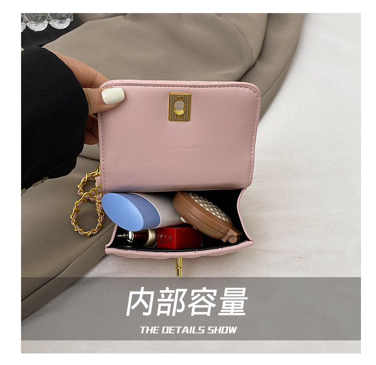 Light Luxury Quilted Women's Bag New Mini Armpit Bag Chain Fashion Shoulder Crossbody Bag Handbag Small Square Bag 3 O1CN01JciJ2Q1q1Hfs5z8M0 !!2219787655435 0 cib