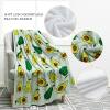 Cross-Border Avocado Print Flannel Plush Cute Fruit Blanket Four-Season Universal Bed Sheetss Bedspread Picnic Blanket
