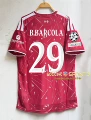 2627 liverpool home custom number 29 star + champions league armband