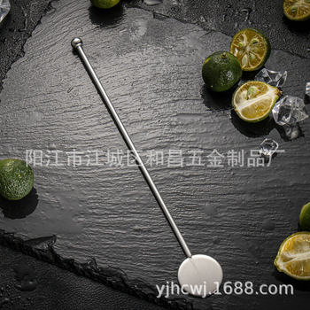 304 Stainless Steel Mixing Stick Cocktail Metal Mixing Stick Bar Mixing Tool Milk Tea Coffee Mixing Stick