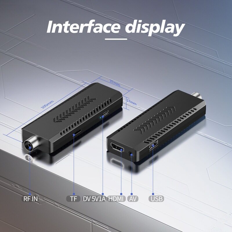 Cross-Border Isdb-T/Dvb-T2 Game Console Tv Set-Top Box 4K Dual System Android Wireless Two-Player