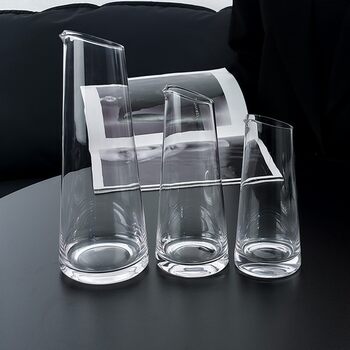 Large Capacity Wine Dispenser for Home Use, Wine Decanter, Large Lead-Free Glass Decanter, 1L