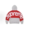 Gray/knit label sweatshirt