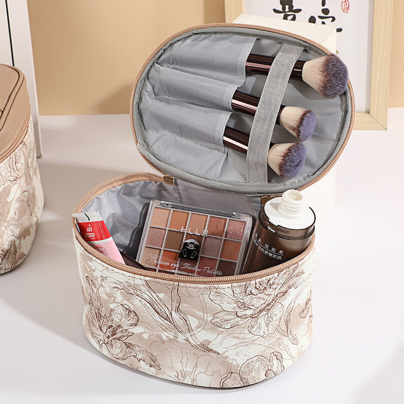 Casual and High-End Cosmetic Bag, Large Capacity, Portable Out-And-Out Cosmetic Cosmetics Bag, 2025 New Stereo Cosmetic Bag