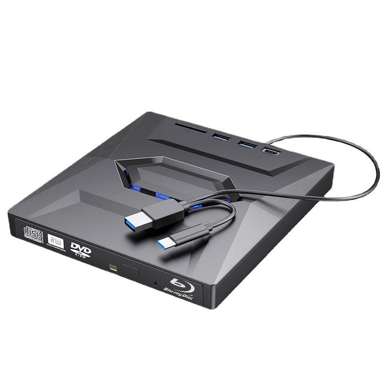 Multi-function plug-in USB3.0 Blu-ray player with light TYPE-C dual interface BD-ROM all-over player