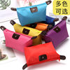 Ins Women's Dumpling Bag Candy Color Cosmetic Storage Cosmetic Bag Summer Travel Portable Handheld Women's Bag