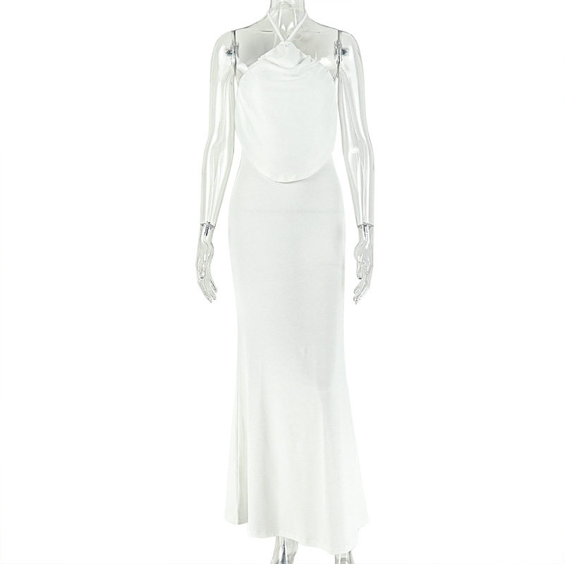 Sleeveless Bodycon Maxi Dress Solid Color Slim Fit Elegant Style Summer Fashion for Women Wholesale Available