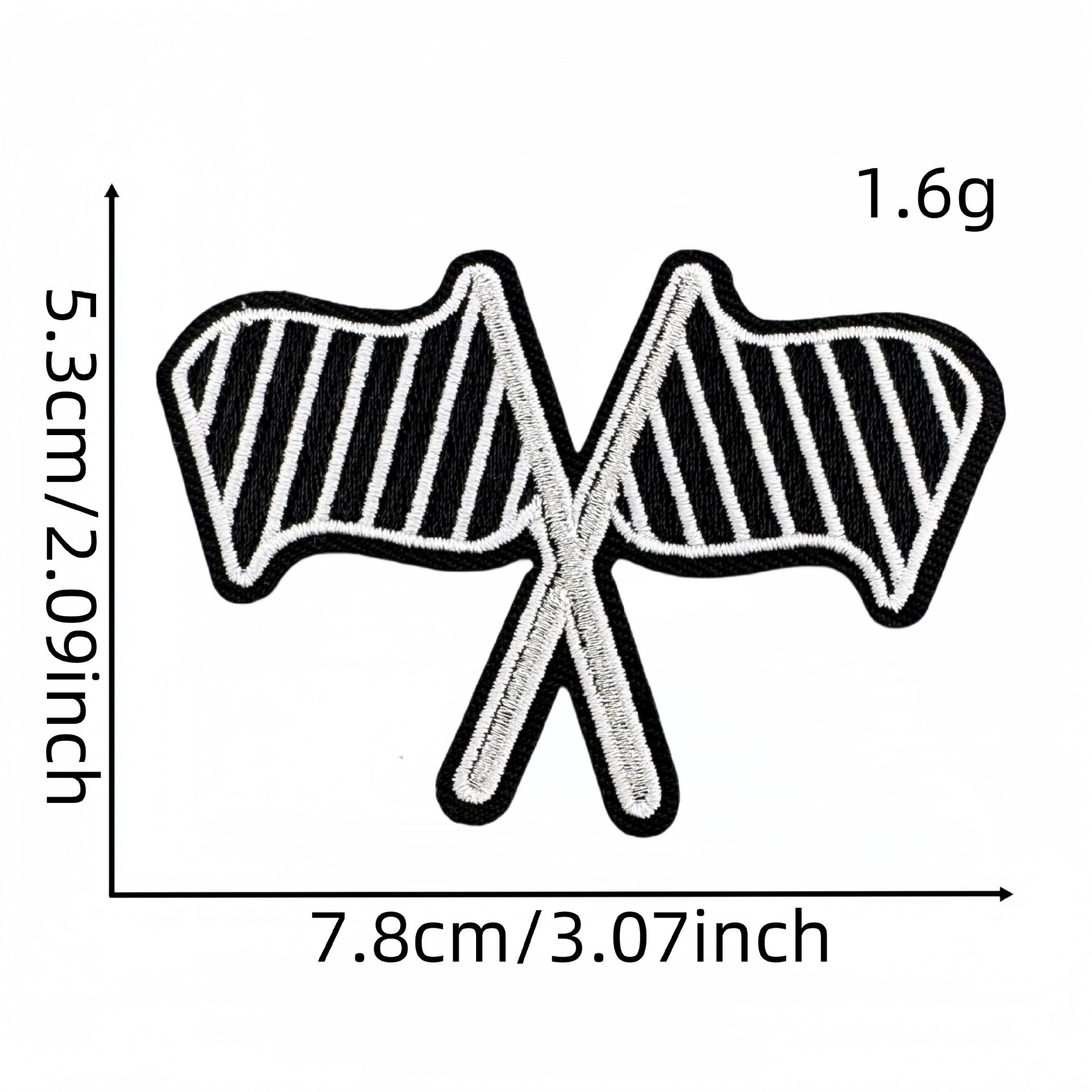 彩色英文字布贴25#