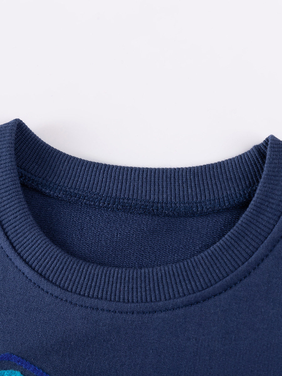 Hoodie Anak Laki-laki Kartun Musim Gugur, Atasan Anak Katun Bergaya, Grosir Pakaian Anak