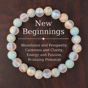 Shoushan Stone Bracelet for Women, Natural Stone Bracelet, Casual and Fashionable Beaded Jewelry, Gradient Glass Beads, Wholesale in Stock