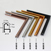 Jumei Aluminum Metal Puzzle Photo Frame Aluminum Alloy Picture Frame Material Wall Hanging Oil Painting Frame Aluminum Strip Modern Style