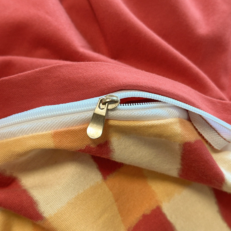 2026 New Style Pure Cotton Thickeneded Brushed Embroidered Four-Piece Set Cartoon Cute Cotton Student Dormitory Three-Piece Set