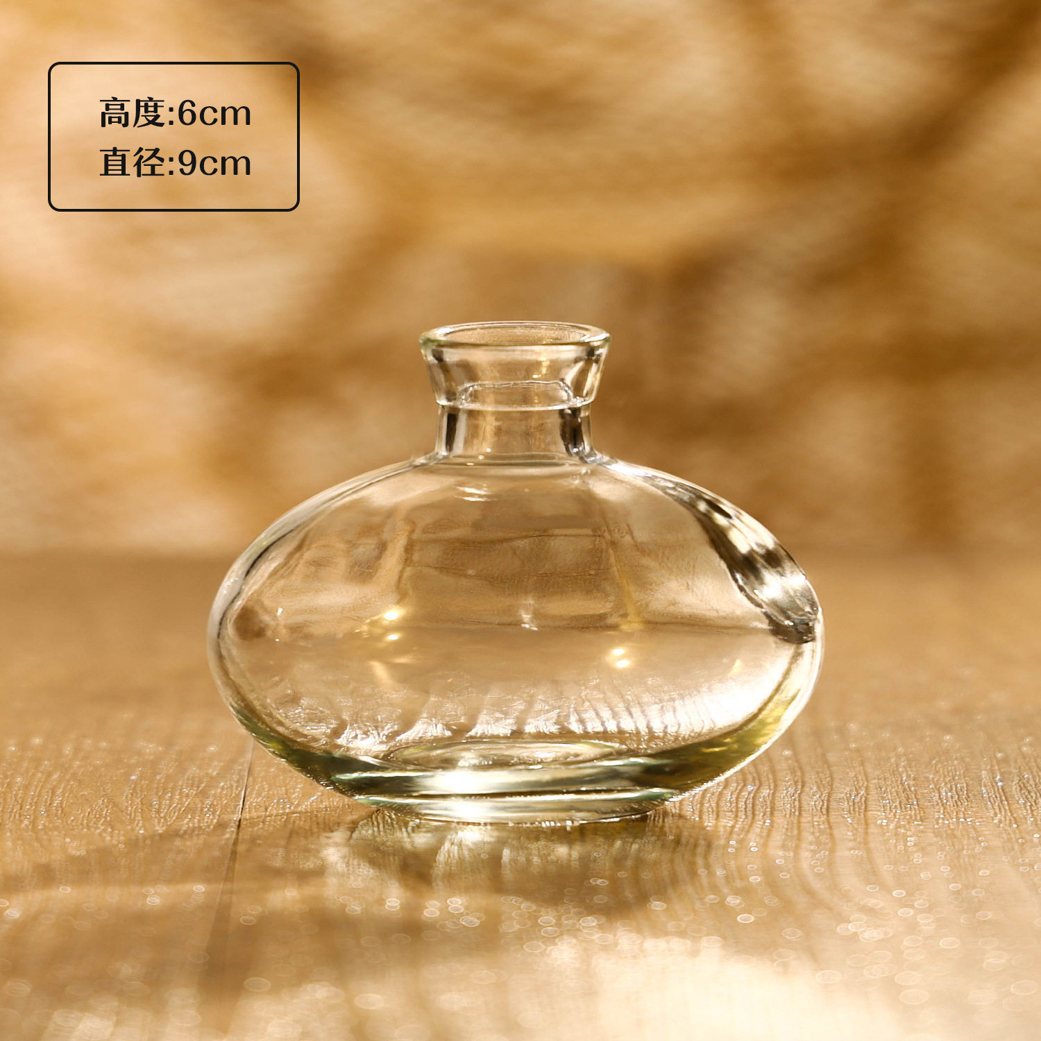 跨境热销复古玻璃花瓶插画高级感香薰瓶 透明ins风摆件小花瓶套装