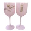 Factory Direct Sales In-Stock White Pp Plastic Wine Glasses Pink Stemware Wine Glasses Souvenir Cups