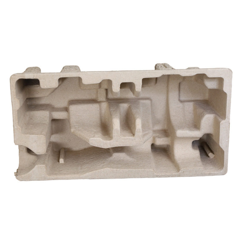 Ningbo Manufacturer Direct Sales Paper Egg Tray Packaging Box Pressure-Resistant Paper Pulp Molded Small Appliance Liner Environmentally Friendly Tray