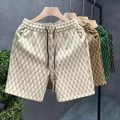 Summer Casual Shorts Men's Trendy Brand Ins Explosive Loose Casual Trendy Outer Wear Mid-length Pants All-match Korean Style Five-length Pants