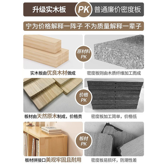 实木儿童书架置物架落地多层幼儿园收纳储物柜客厅家用组合柜书柜