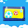 Creative New Fabric Coin Purse Foldable Storage Bag for Boys and Girls Cartoon Animation Three-fold PVC Wallet