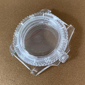 SUB transparent rubber case modified case luminous 40mm acrylic case suitable for NH35/36/4R movement