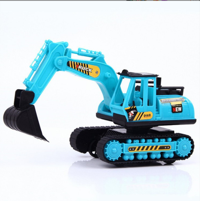 抖音赛车儿童玩具男孩惯性车模型仿真工程车夹娃娃机地摊车子