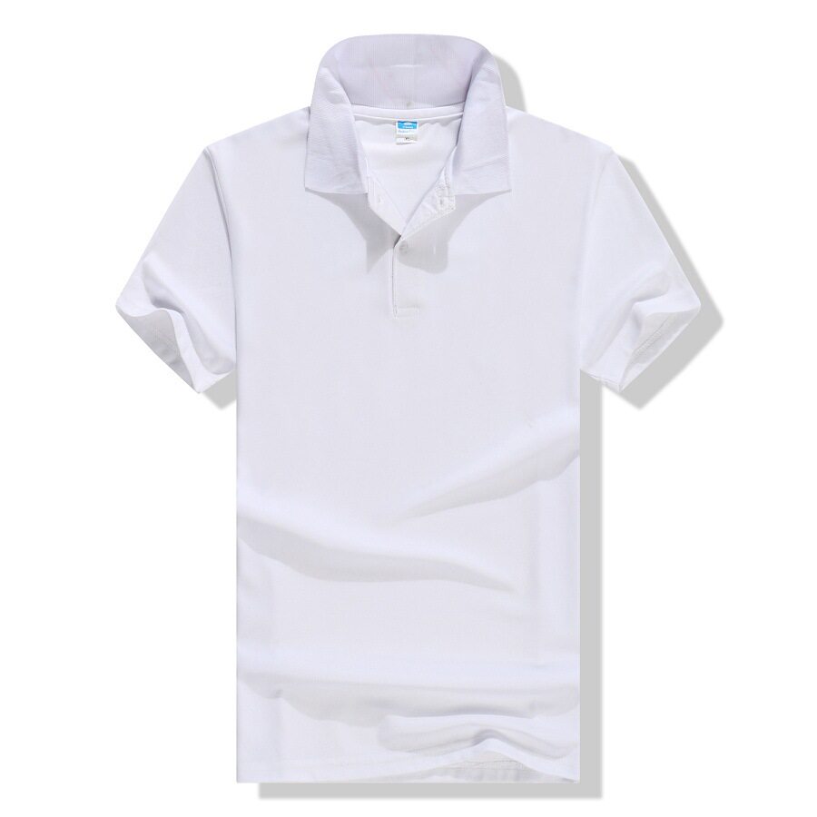 厂家批发制定夏季纯色短袖t恤工作服polo衫企业文化宣传服印logo