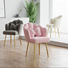 Dining Chair Simple Internet Celebrity Petal Makeup Chair Girls Bedroom Dressing Stool Simple Modern Backrest Manicure Chair Wholesale