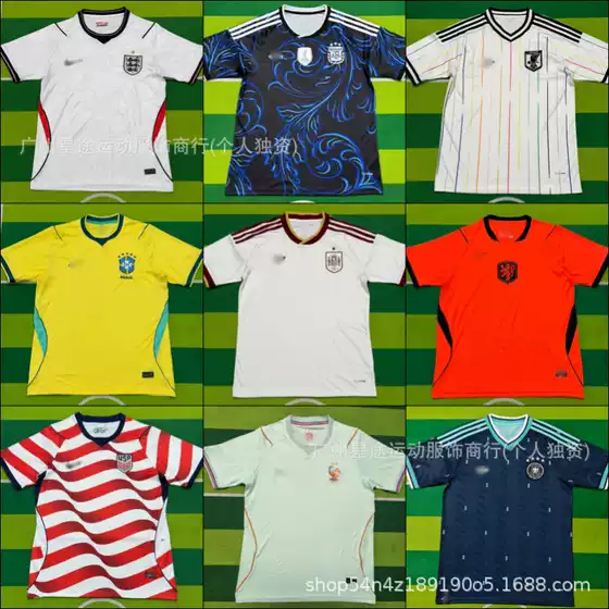Wholesale 2026 World Cup Fan Edition Jerseys Spain Mexico Brazil Argentina Short-Sleeved Jerseys with Printable Numbers