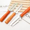 Fruit Peeler, Sugarcane Peeler, Bottle Opener Tool, Kitchen Knife, Wooden Handle Peeler, Stainless Steel Peeler