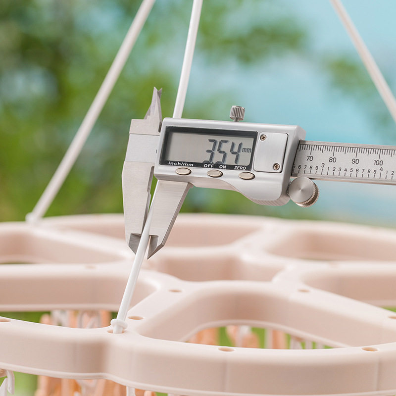 Camellia plum blossom drying rack PP plastic drying rack multi-head drying rack underwear pants rack with clip 0793