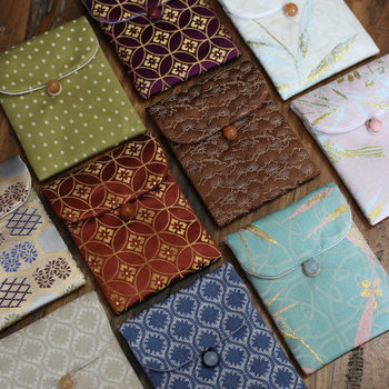 Tail order sample can be ordered brocade gift cloth bag Japanese style Wenwan bag jewelry storage bag flip wallet fabric