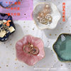 Ins Popular Ceramic Dish Jewelry Display Photo Props Storage Plate Japanese Kiln Glaze Sushi Sauce Dish