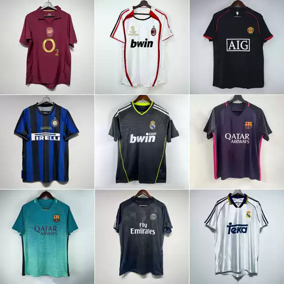 Retro Real Madrid Jersey Barcelona Paris Arsenal Ac Inter Milan Chelsea Manchester United Juventus Wednesday Football Jersey