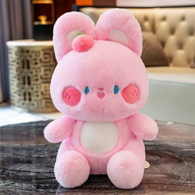 40厘米12寸大号毛绒玩具地推礼品娃娃婚礼互动公仔玩具活动定logo