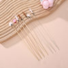 Ear picker bamboo handle goose feather chicken feather stick crane feather stick ear picking tool suit ear digging ear hair factory wholesale