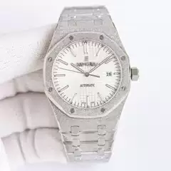 Frost Gold ap15400 Royal Oak Watch Sapphire Crystal Mirror Automatic Mechanical Men's and Women's Watch Waterproof