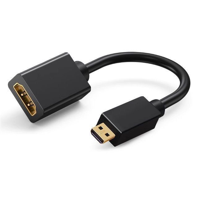 Micro Micro HDMI Male to HDMI Female Adapter Cable Elbow Adapter Mobile Phone Tablet Camera Connected to Tv