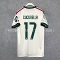 2627 real madrid home number 17 kukurelia + champions league armband