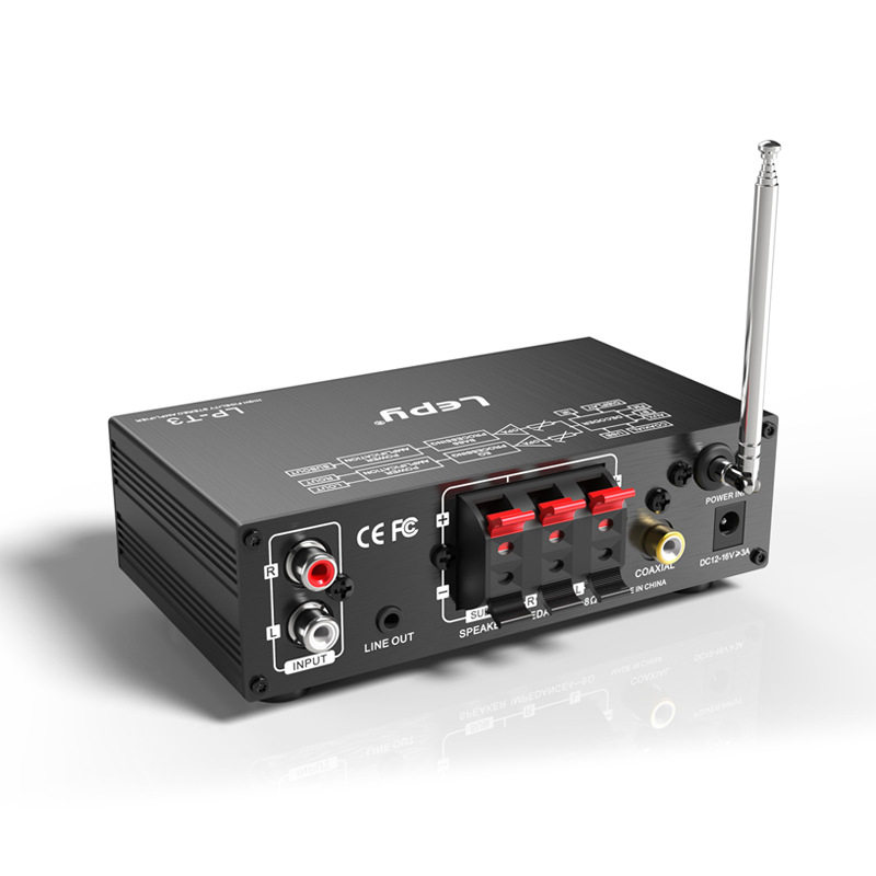 2.1 Channel Bluetooth Radio Amplifier U Disk Lossless Music Playback Active Passive Subwoofer Digital Coaxial T3