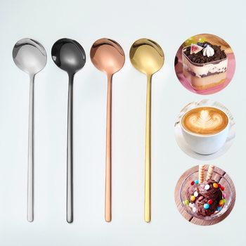 304 stainless steel coffee spoon small round spoon high-looking honey spoon mixing spoon dessert ice cream ice cream small spoon