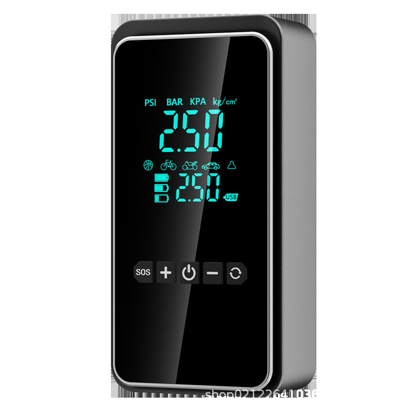 Mini Self-Powered Electric Tire Pump, Handheld and Car-Mounted, Dual-Use Charging Pump, Rapid Inflation