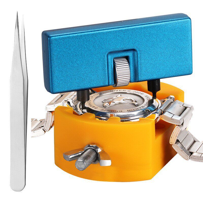 Watch repair tools foreign trade hot selling portable two-leg open large diameter open Watch back cover opener watch repair tool