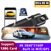 10-Inch 4K Full-Screen Dual Recording Car Dvr Driving Recorder Hd Supports Wifi Gps Dual-Lens Recorder