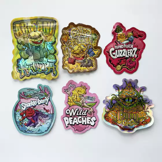 3.5 bag 3.5G bags special-shaped bag bag bright laser cross-border 100 a pack