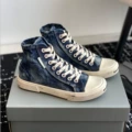 Denim blue high top
